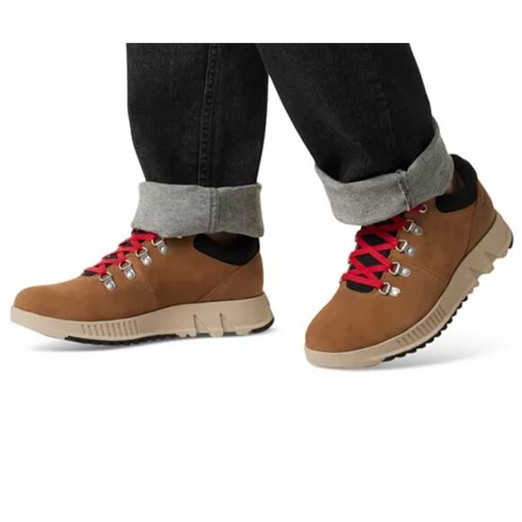 SOREL MENS MAC HILL LITE HIKER LOW WATERPROOF SNEAKER BROWN SZ 10 - Picture 2 of 7